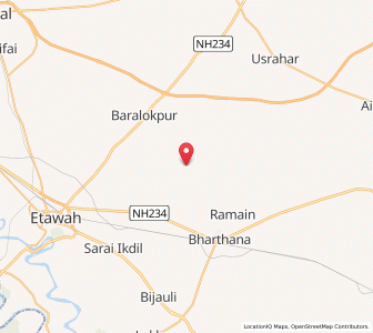 Map of Nagla Tal, Uttar Pradesh