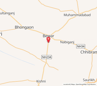 Map of Naglakheri, Uttar Pradesh