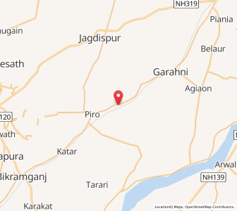 Map of Nagri, Bihar