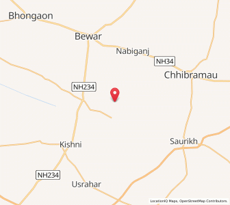 Map of Nagtha, Uttar Pradesh