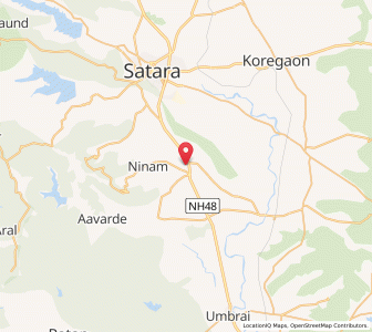 Map of Nagthone, Maharashtra