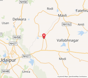Map of Naharmagra, Rajasthan