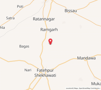 Map of Naharsar, Rajasthan