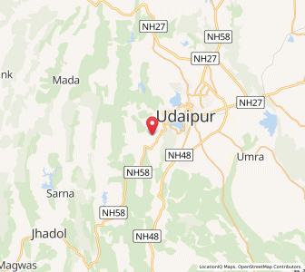 Map of Nai, Rajasthan