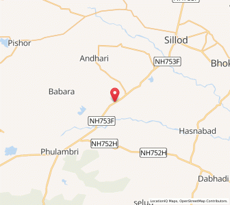 Map of Naigavhan, Maharashtra
