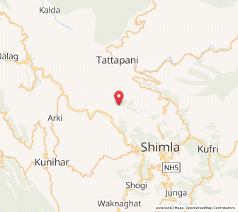 Map of Naihara, Himachal Pradesh