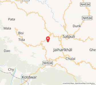 Map of Naikhana Bara, Uttarakhand