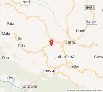 Map of Naikhana Chhota, Uttarakhand