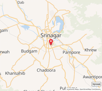 Map of Naikpur, Kashmir