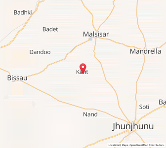 Map of Naina ka Bas, Rajasthan