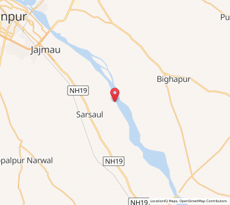 Map of Najabgarh, Uttar Pradesh
