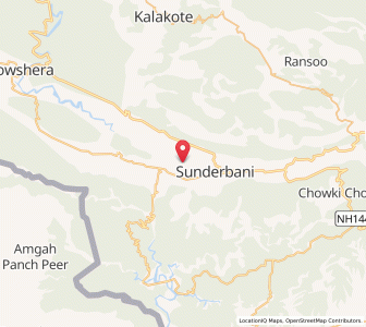 Map of Nakaral, Kashmir