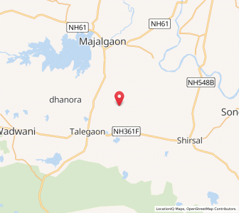 Map of Nakhalgaon, Maharashtra
