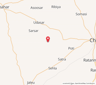 Map of Nakrasar, Rajasthan
