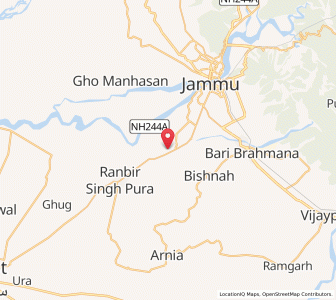 Map of Nal Basti, Kashmir