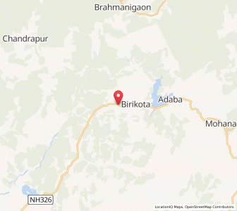 Map of Nalaghat, Odisha