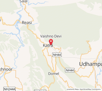 Map of Nale, Kashmir
