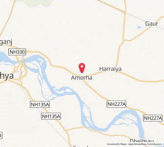 Map of Nalhiapur, Uttar Pradesh