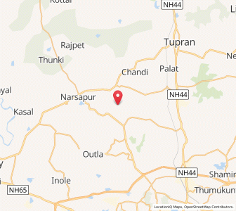 Map of Nallapalli, Andhra Pradesh
