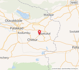 Map of Nallepilli, Kerala