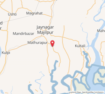 Map of Nalua, West Bengal