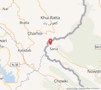 Map of Namb, Kashmir