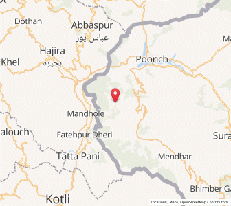 Map of Nambal, Kashmir