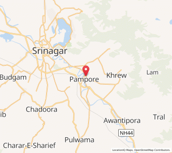 Map of Nambalbal, Kashmir