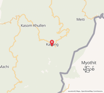 Map of Nambashi, Manipur