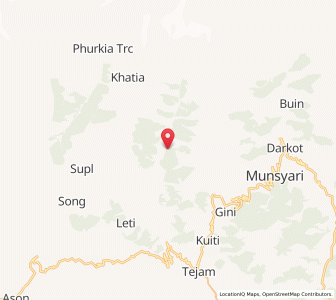Map of Namik, Uttarakhand