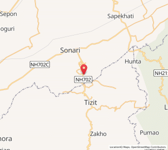 Map of Namtolagaon, Nagaland