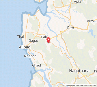 Map of Nanagar, Maharashtra