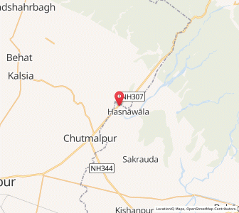 Map of Nanakgarh, Uttar Pradesh