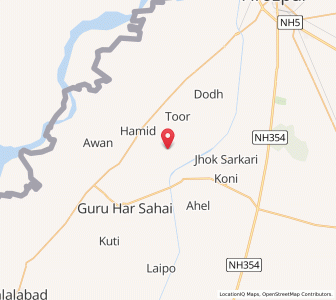 Map of Nanakpura, Punjab