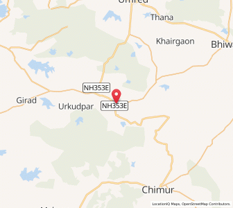 Map of Nand, Maharashtra