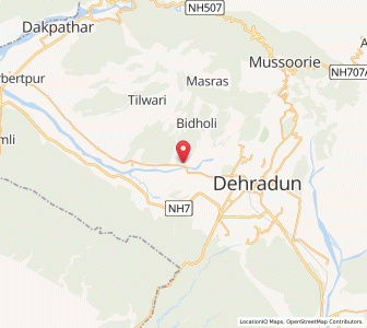 Map of Nanda ki Chauki, Uttarakhand