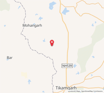 Map of Nandanpur, Madhya Pradesh