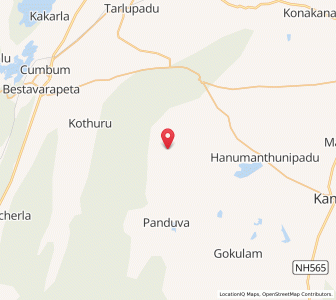 Map of Nandavanam, Andhra Pradesh