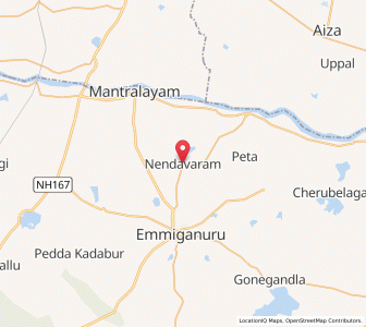 Map of Nandavaram, Andhra Pradesh