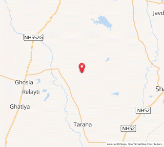 Map of Nander, Madhya Pradesh