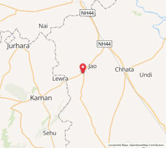 Map of Nandgaon, Uttar Pradesh