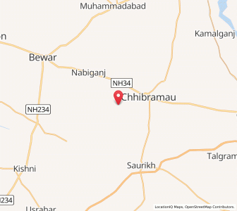 Map of Nandgrampur, Uttar Pradesh