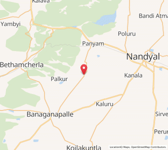 Map of Nandivargam, Andhra Pradesh