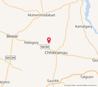 Map of Nandlalpur, Uttar Pradesh