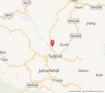 Map of Nandoli, Uttarakhand