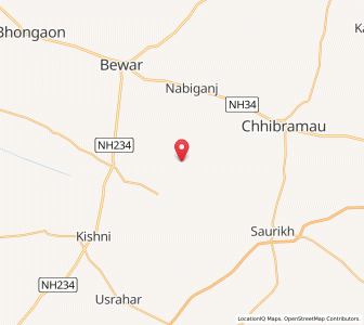 Map of Nandulia, Uttar Pradesh