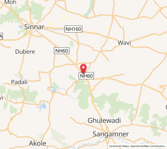 Map of Nandur Shingote, Maharashtra