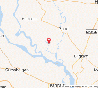 Map of Nanga Purwa, Uttar Pradesh