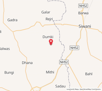 Map of Nangal Kalan, Rajasthan