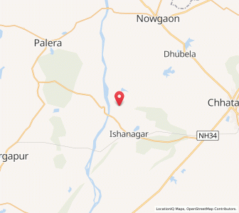 Map of Nanhi Bandhi, Madhya Pradesh